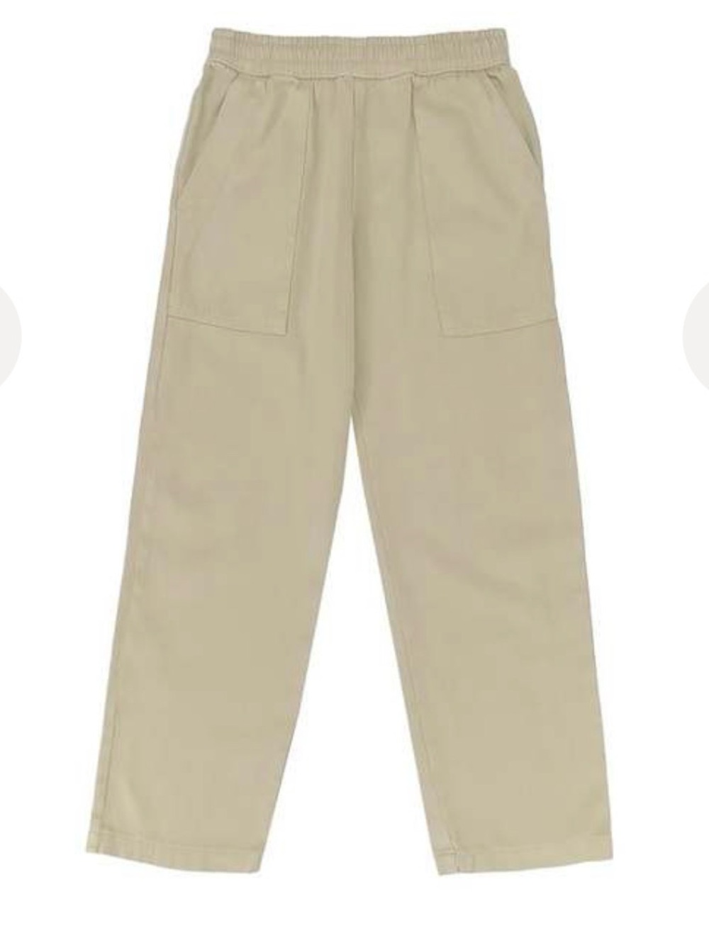 Jungmaven Ocean Pants Desert Khaki Hemp Organic Cotton Wide Leg Medium